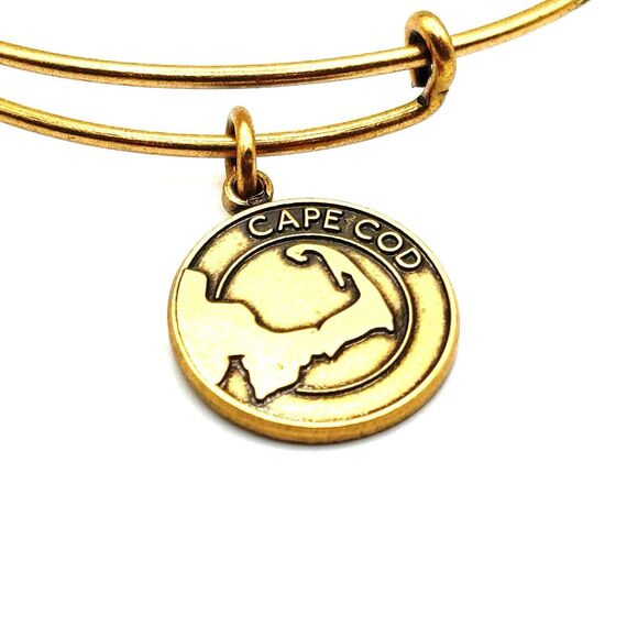 ALEX AND ANI Adjustable Copper Cape Cod Charm Bracelet in Rafaelian Gold - Picture 3 of 4